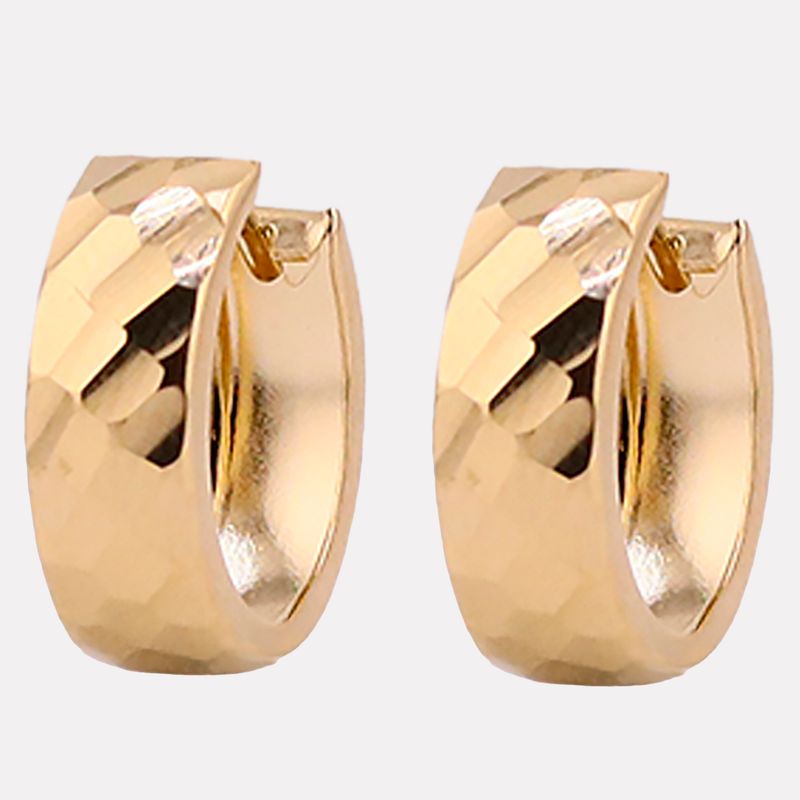 Aretes Huggies Factarados 14k 1.7g